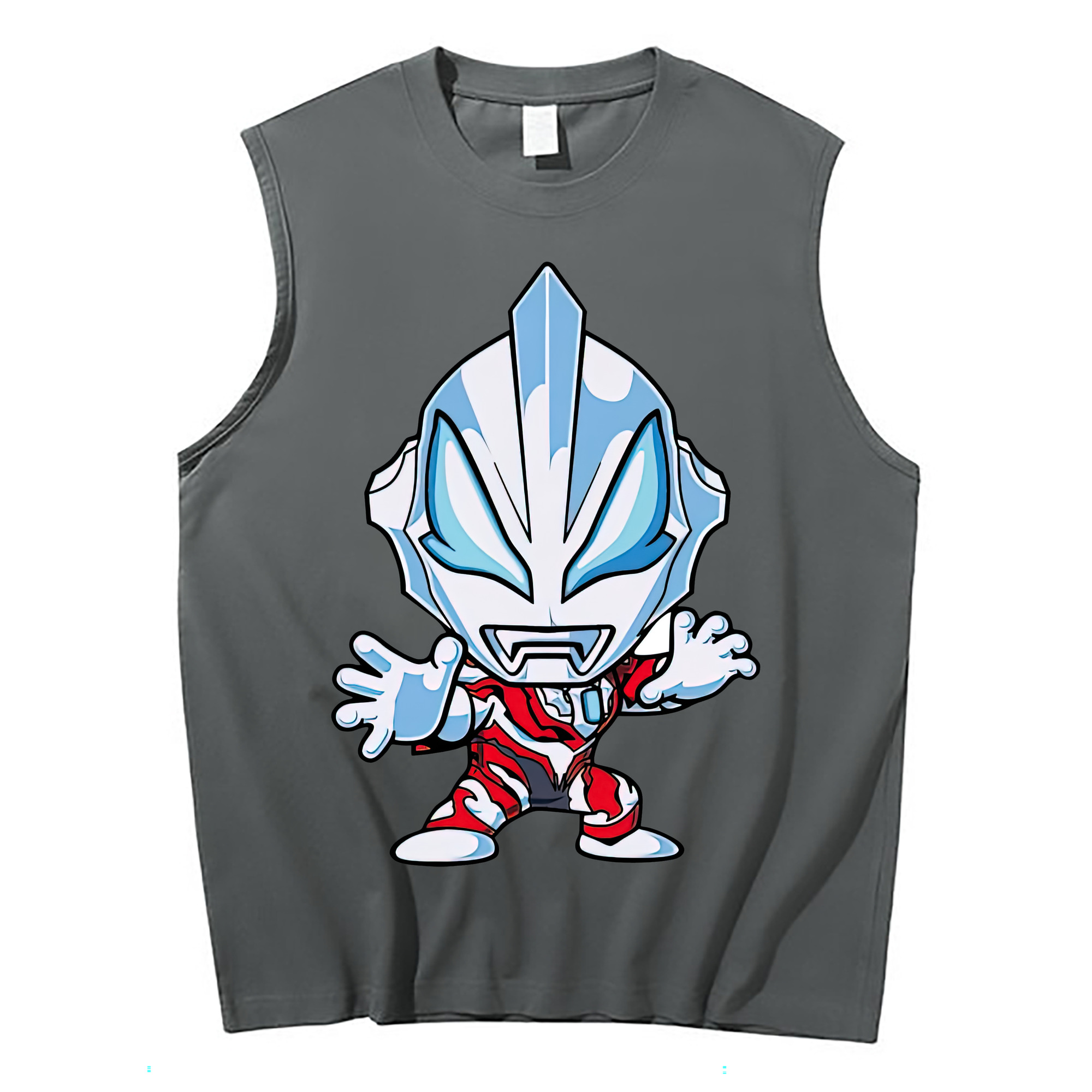 （画像用） ウルトラマン Ultraman コットン100％タンクトップ（フロントプリント）